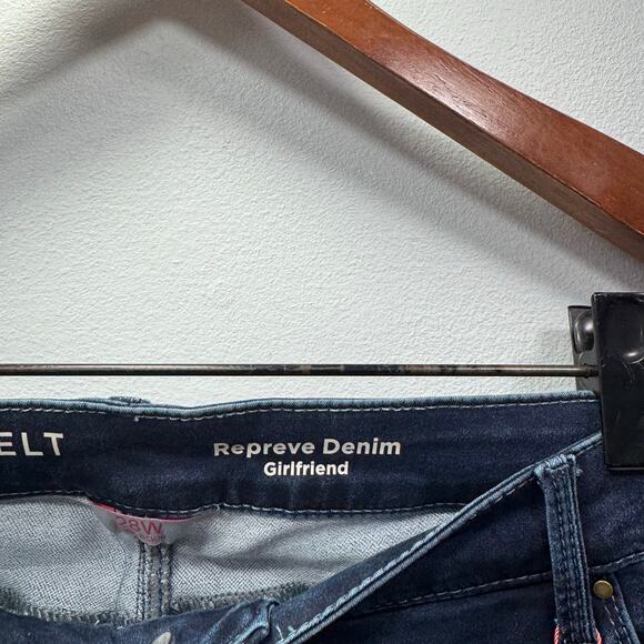 Laurie Felt Plus Jeans sz 28W Girlfriend Fit Reprive Denim NEW #H915 - Picture 7 of 9